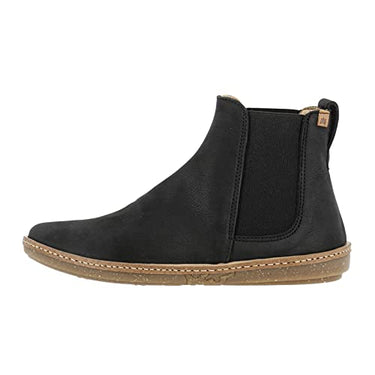 El Naturalista Damen Chelsea Boots Coral, Frauen Stiefeletten,Wechselfußbett,Bootee,Booties,halbstiefel,Kurzstiefel,Black,39 EU / 6 UK im Sale